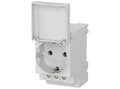 Miniatyrbild 2 av 2: Siemens 5TE6801, Typ F, Grå, Termoplast, IP20, 230 V, 16 A