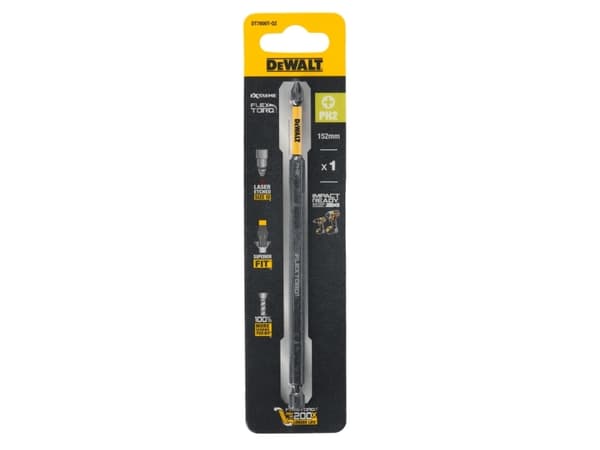 DeWALT DT7800T-QZ, 1 styck, Phillips, PH 2, 152 mm, Blåsa