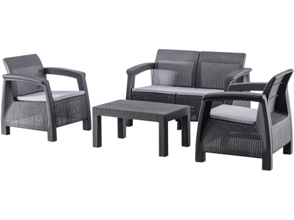 Nenurodyta_V Furnit Set Out Blc/Grey Armch/Sofa/Tab