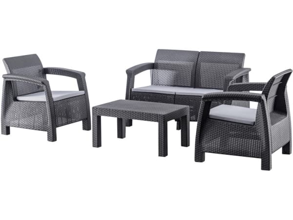 Nenurodyta_V Furnit Set Out Blc/Grey Armch/Sofa/Tab