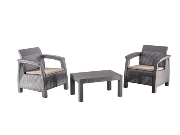 Nenurodyta_V Furnit Set Out Brow/Moc Armchair/Table
