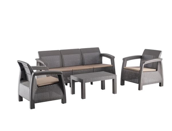Nenurodyta_V Furnit Set Out Brow/Moc Armch/Sofa/Tab