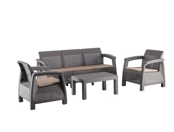 Nenurodyta_V Furnit Set Out Brow/Moc Armch/Sofa/Tab