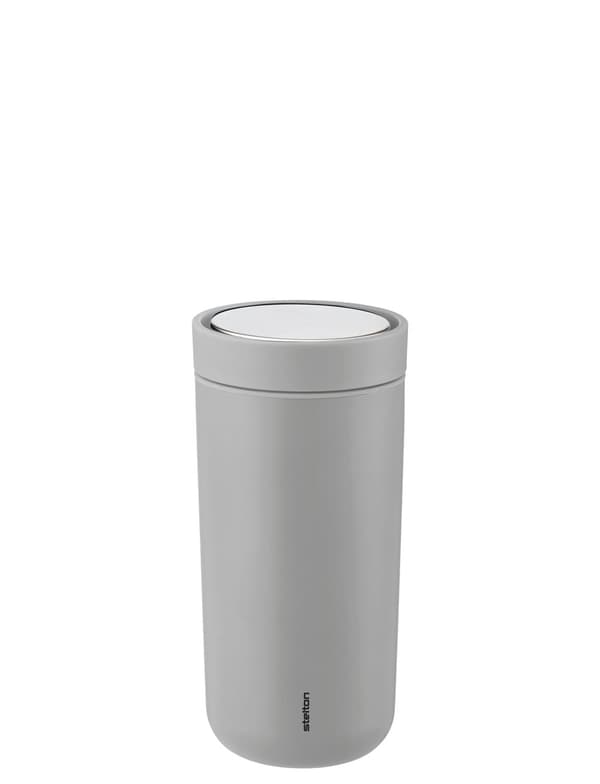 Stelton - To-Go Click Vacuum Insulated Cup 0.4 L (Light Grey)