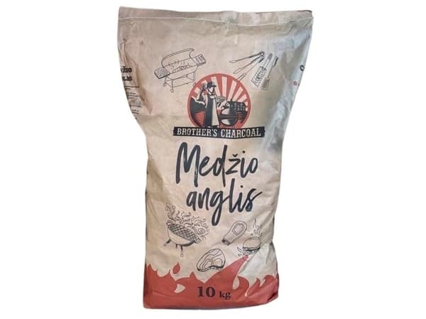Brothers Wood Charcoal 10Kg Scrofula
