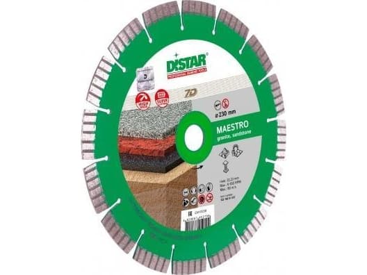 Di-Star DIAMOND SHIELD125 x 2.2 / 1.3 x 12 x 22.23- 10 Maestro H12