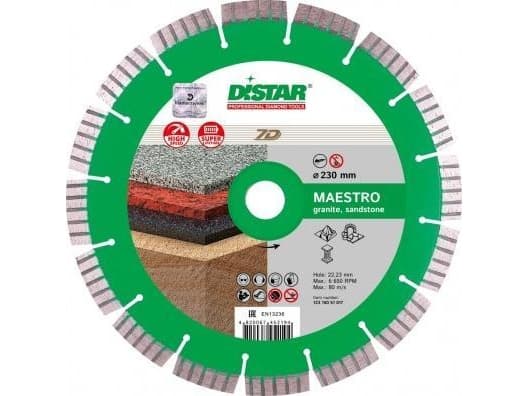 Di-Star DIAMOND SHIELD125 x 2.2 / 1.3 x 12 x 22.23- 10 Maestro H12
