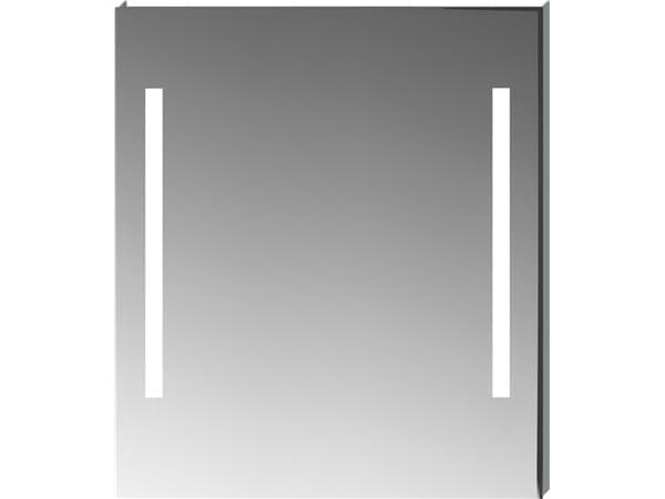 Spejl Clear 700x810 firkant m/LED lys