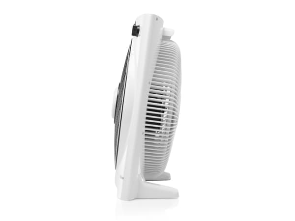 Tristar VE-5858, Kotitaloustuuletin lavoilla, Musta, Valkoinen, Lattia, Muovi, 59,16 dB, 1 m³