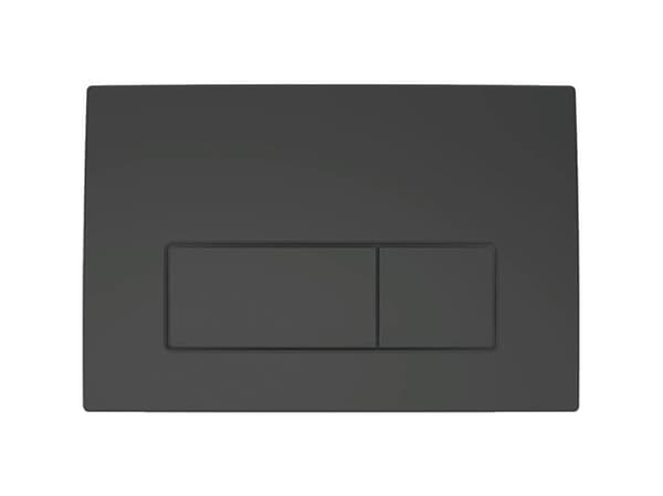 Geberit Delta50 kontrollpanel duo, svart matt