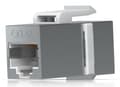 Miniatyrbild 3 av 5: Ubiquiti UACC-Keystone-Coupler-C6A, Platt, Rostfritt stål, RJ-45, RJ-45, Honkoppling, Honkoppling