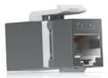 Miniatyrbild 4 av 5: Ubiquiti UACC-Keystone-Coupler-C6A, Platt, Rostfritt stål, RJ-45, RJ-45, Honkoppling, Honkoppling