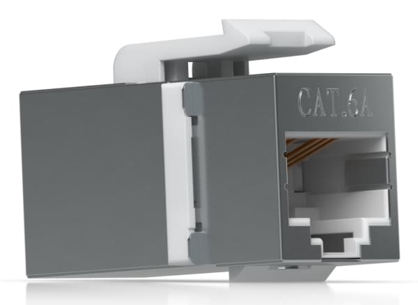 Ubiquiti UACC-Keystone-Coupler-C6A, Platt, Rostfritt stål, RJ-45, RJ-45, Honkoppling, Honkoppling