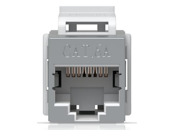 Ubiquiti UACC-Keystone-Coupler-C6A, Platt, Rostfritt stål, RJ-45, RJ-45, Honkoppling, Honkoppling