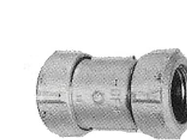 Primofit-liitin 1 1/2-40mm - galv. teräsputkista PE-putkiin