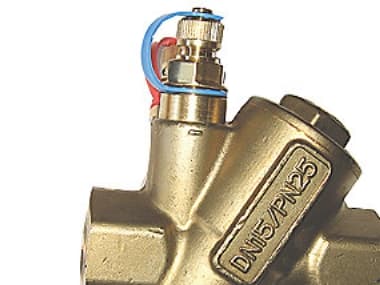 Frese alpha ventilhus DN15 - Uden indsats, 2 trykudtag, blinddæksel, DZR, muffe/muffe