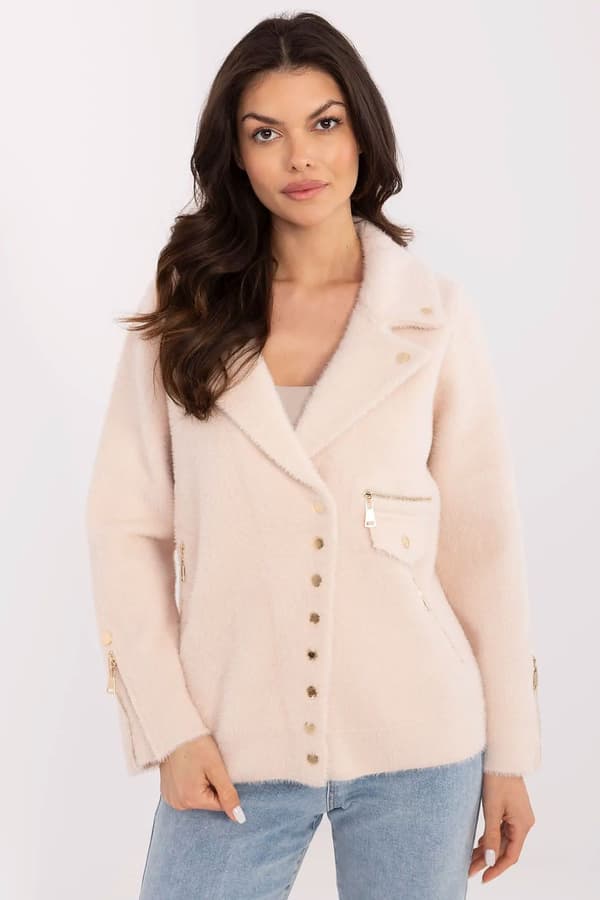 Jacket model 211725 MBM beige one-size-fits-all