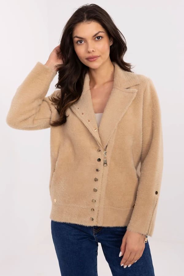Jacket model 211721 MBM beige one-size-fits-all