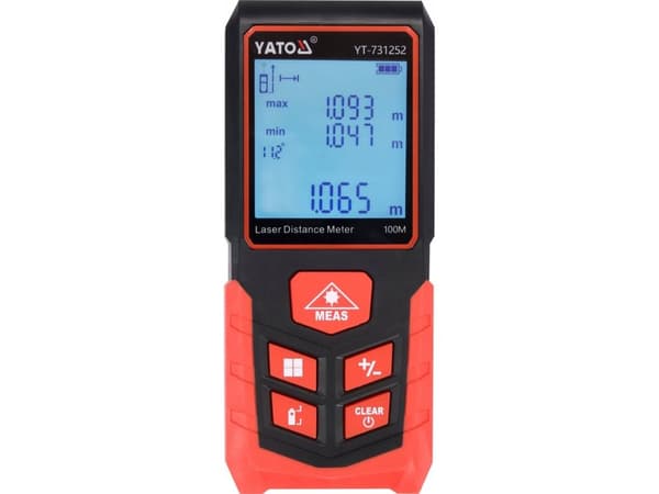 Yato Laser Avstandsmåler YATO LASER AVstandsmåler 100m