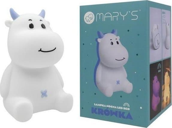 MARY`S NATTLAMPE LED COW BLUE-MW20538