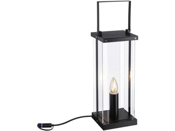 Paulmann Plug & Shine, Sort, IP44, III, LED, 2 W, 30000 timer