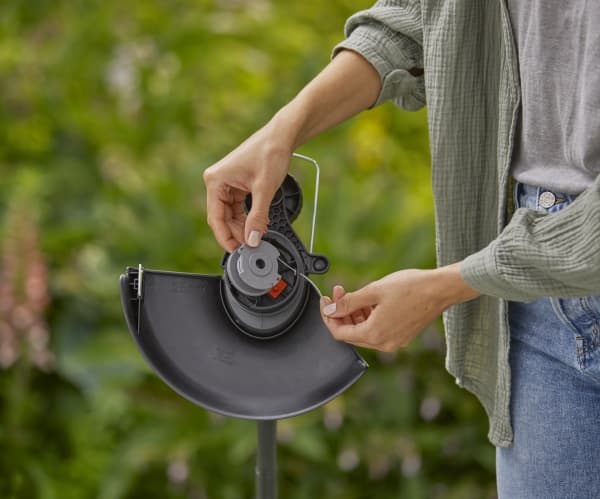 Gardena 5412-20, Trådkuttersnelle, Grå, Akrylonitril-butadien-styren (ABS), Nylon, 2,5 m, 1 stykker, 24 mm