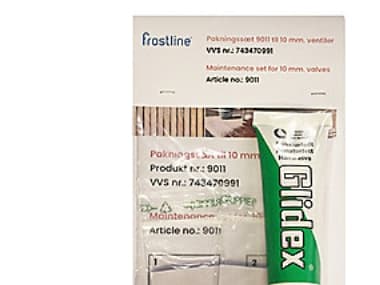 Frostline-tiivistesarja 9011 - Kaksinkertaiseen kiinnitykseen 10mm sis. hanarasva