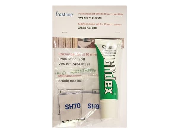 Frostline-tiivistesarja 9011 - Kaksinkertaiseen kiinnitykseen 10mm sis. hanarasva