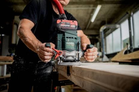 Metabo OFV 18 LTX BL 12, Børsteløs, Sort, Grønn, Rustfritt stål, 25000 RPM, 6, 8 (5/16"), 12.7 (1/2"), 11000 RPM, 5 cm