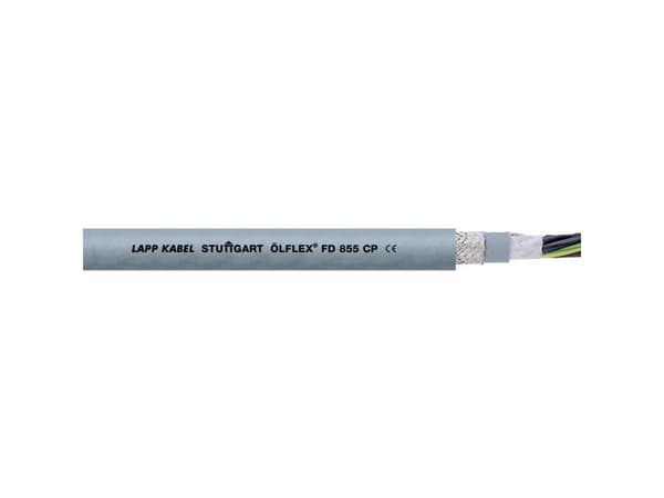 LAPP 27650/100 Vetoketjujohto ÖLFLEX® FD 855 CP 3 G 1,5 mm² Harmaa 100 m