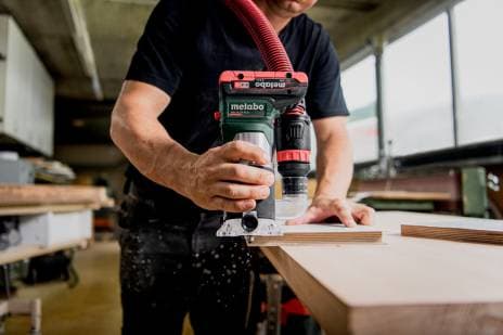 Metabo FMV 18 LTX BL 8, Fast base, Børsteløs, Sort, Grønn, Rustfritt stål, Gjennomsiktig, Plast, 29000 RPM, 6, 8 (5/16")