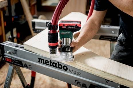 Metabo FMV 18 LTX BL 8, Fast base, Børsteløs, Sort, Grønn, Rustfritt stål, Gjennomsiktig, Plast, 29000 RPM, 6, 8 (5/16")