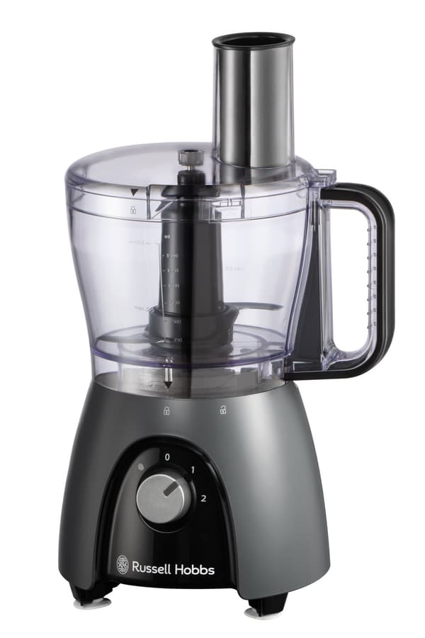 Russell Hobbs - Food Processor - Matte Charcoal - 2.3L Bowl, 1.5L Jug Blender