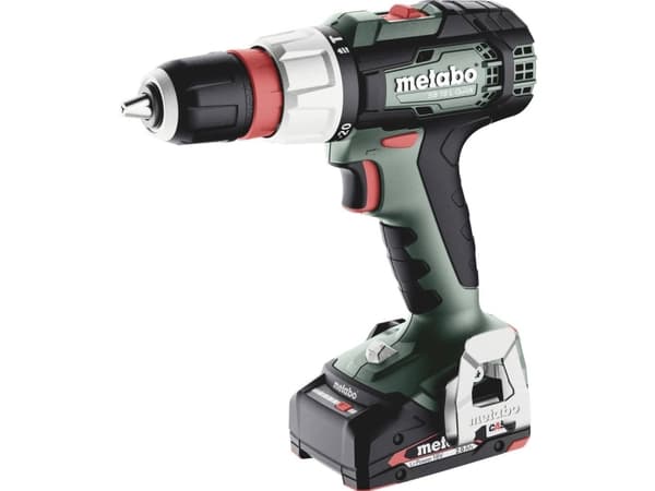 Metabo SB 18 L Quick 614054500 Batteri slagboremaskine 60 Nm 18 V Antal batterier, der følger med 2 2 Ah Litium børsteløs, Kuffert, inkl. ekstra batt