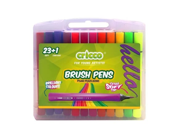 Cricco Brush Markers 23 + 1 farvepatron CR389K24
