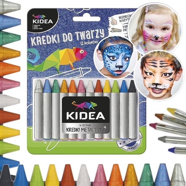 Kidea 12 färgpennor