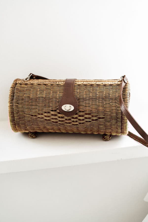 RATTAN BOOM LÅDA VÄSKA