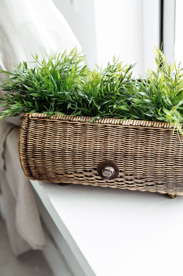 RATTAN BOOM LÅDA VÄSKA
