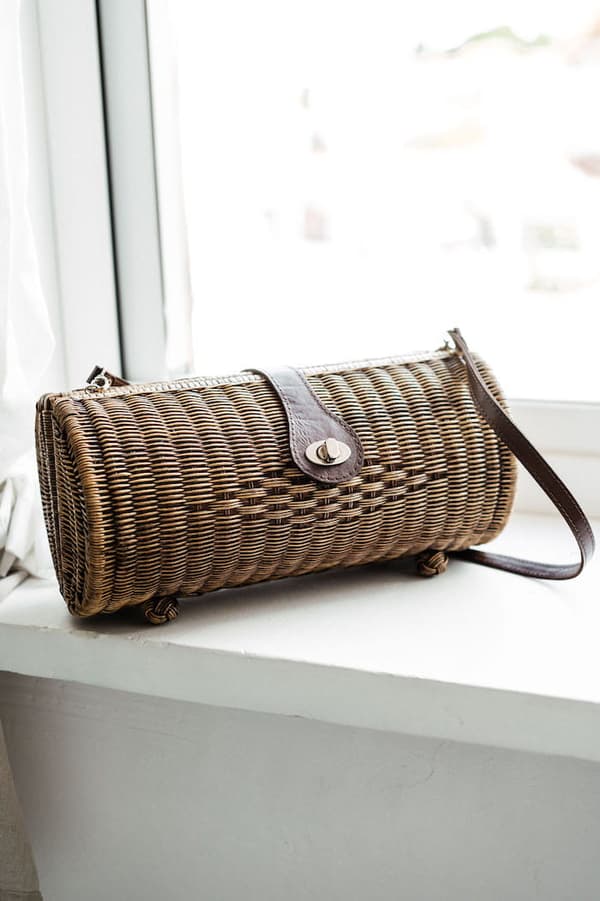RATTAN BOOM LÅDA VÄSKA