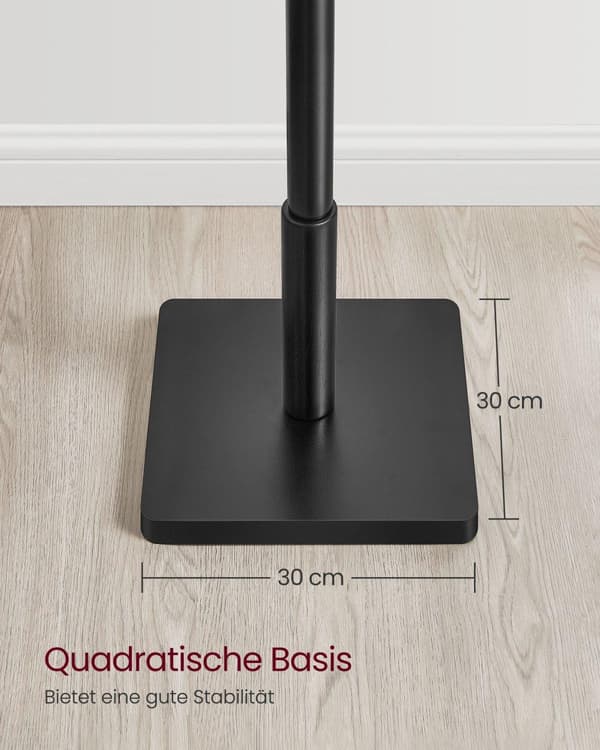 Coat Rack, Solid Wood Coat Stand, Free Standing Hall Coat Tree 8 koukkuja takit, hatut, laukut, kukkarot, eteiseen, eteinen, kumipuu koukut ja napa,