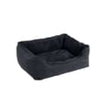 Pikkukuva 1 / 6: Koiran sänky, Pellava-Look Pet Bed, koiran sohvasänky korotetuilla reunoilla, liukumaton pohja, irrotettava pestävä kansi, XL, suurille koirille, 110