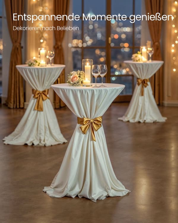 Barbord med metallram 60 x 60 x 105 cm molnvitt-mattvitt
