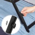 Miniatyrbillede 5 af 6: Laptop-skrivebord til seng eller sofa med justerbar vippetop, morgenmadsserveringsbakke med højdejusterbare foldeben, passer til skærmstørrelse op ti
