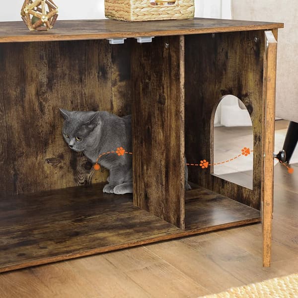Kattsandlåda Vintage Brown