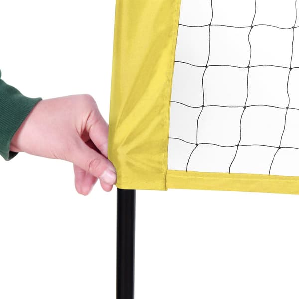 Badmintonnät som kan justeras i höjdled