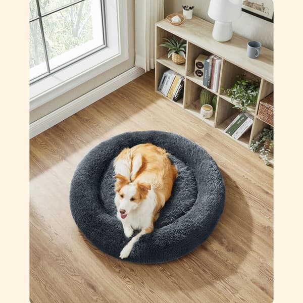 Fluffig kattbädd Ø 100 cm