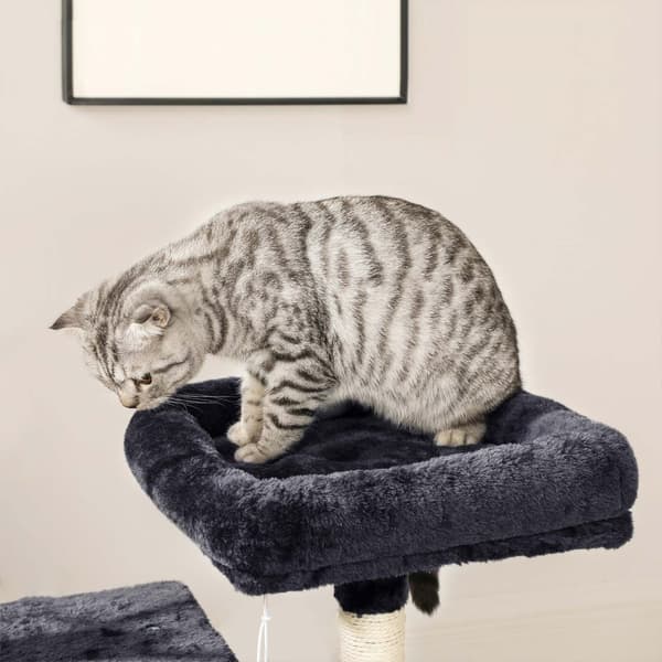 Kattetræ, Cat Condo 115 cm, kradsetræ, Smoky Grey