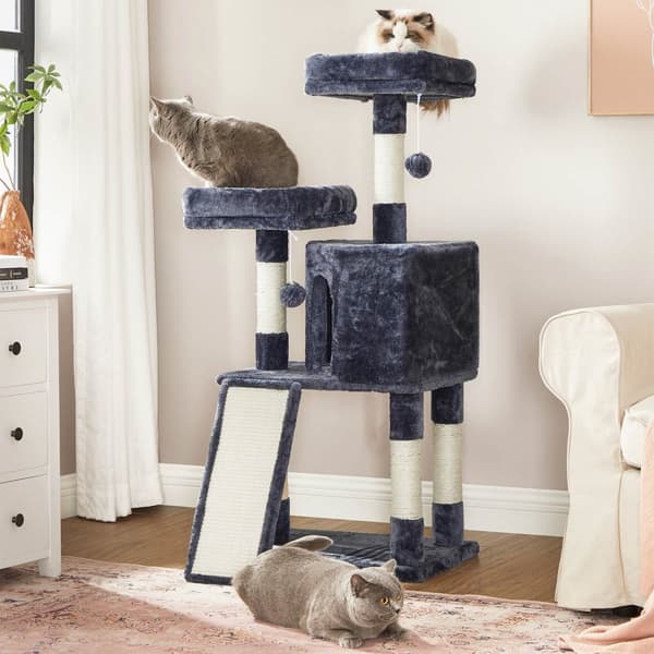 Kattetræ, Cat Condo 115 cm, kradsetræ, Smoky Grey