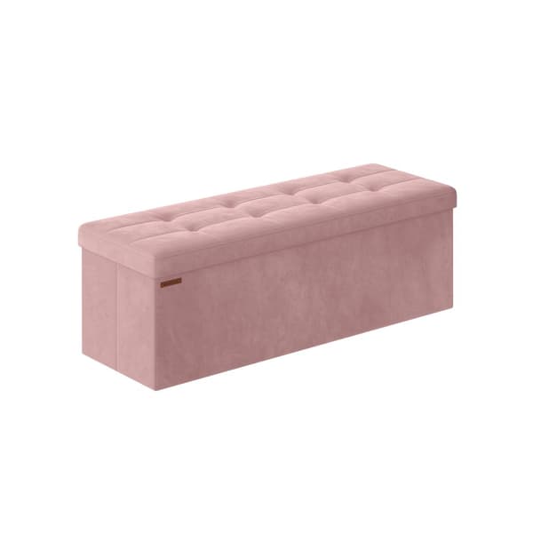 Fällbar sittbrits, lastbar upp till 300 kg pastellrosa