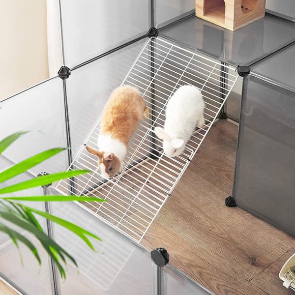 Marsun leikkikehä, DIY Hutch häkki pienille lemmikkieläimille, harmaa